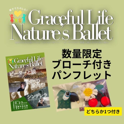 GracefulLife Nature's Ballet　パンフ＆ブローチ限定セット